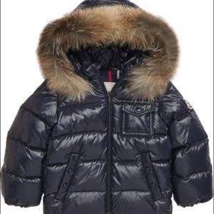 K2 Water Resistant Hooded Down Jacket with Genuine Fox Fur Trim
MONCLER